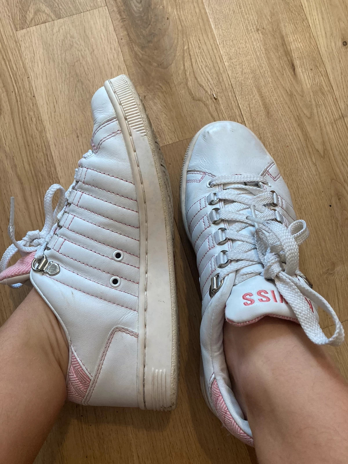 K swiss sale tongue twister pink