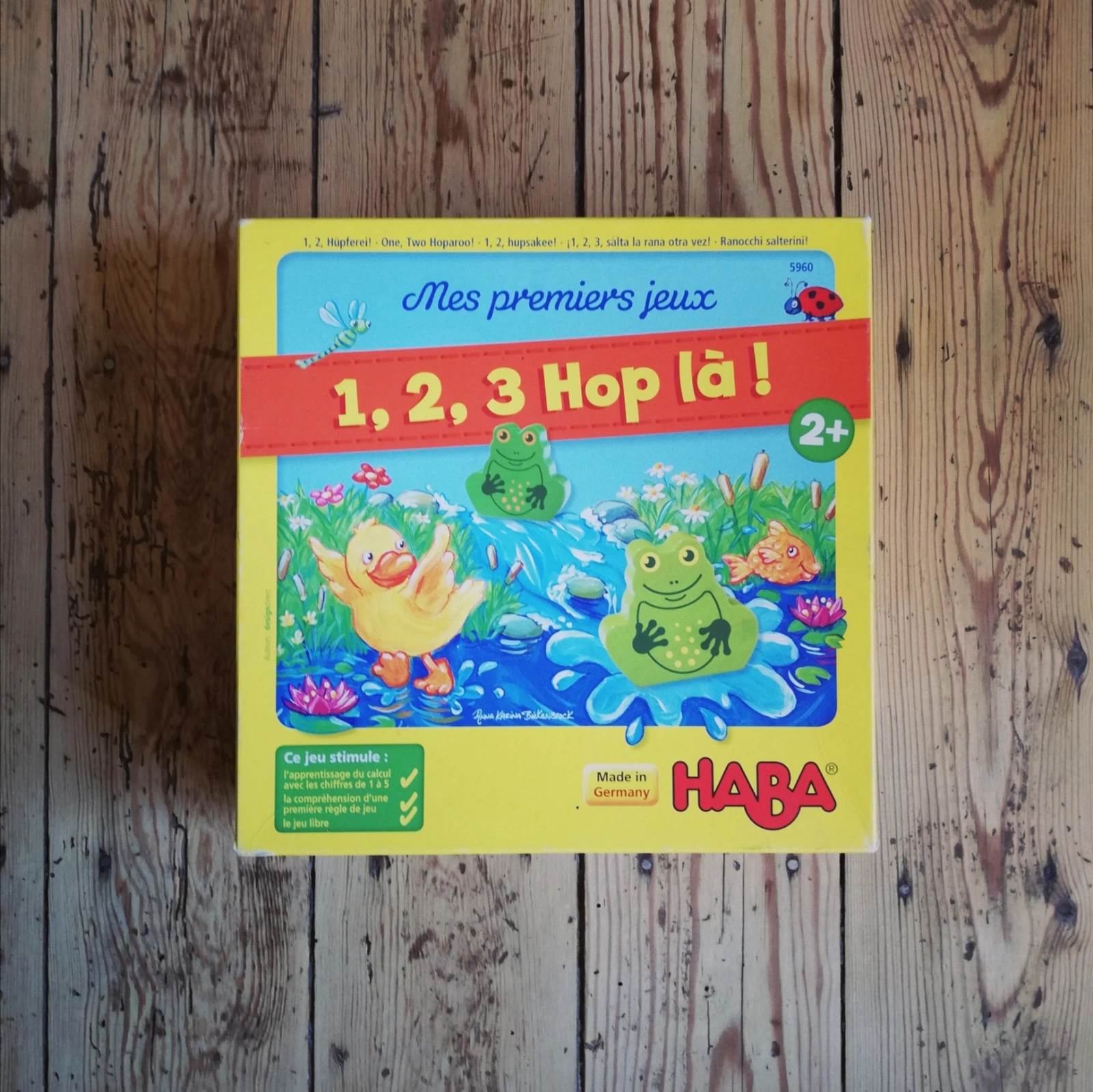 Mes premiers jeux - 1,2,3 hop là!: jeu de société