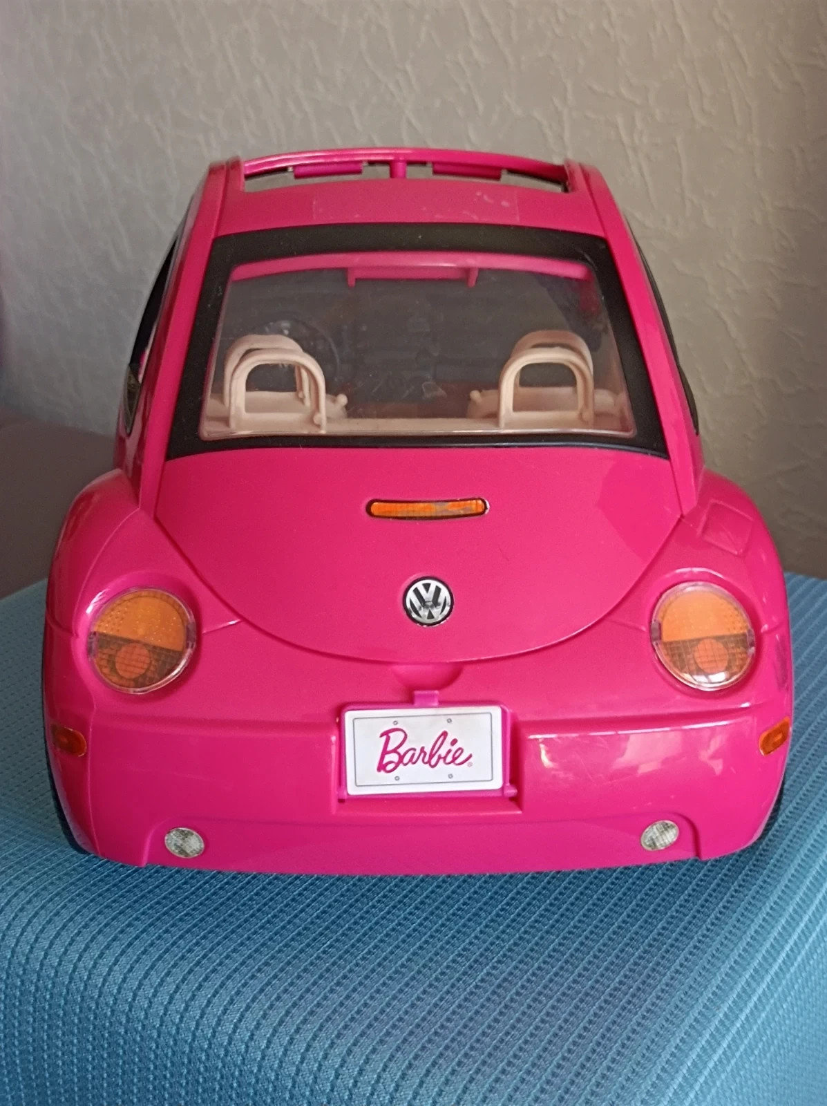 Voiture Coccinelle rose Barbie en bon tat Vinted