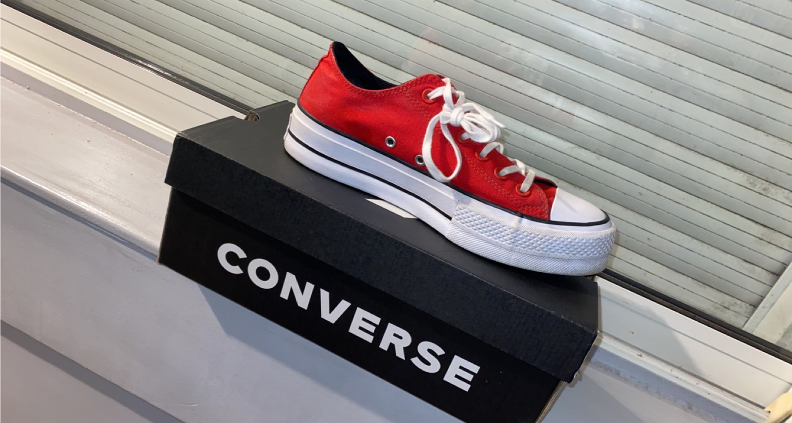 Converse grosse semelle Vinted