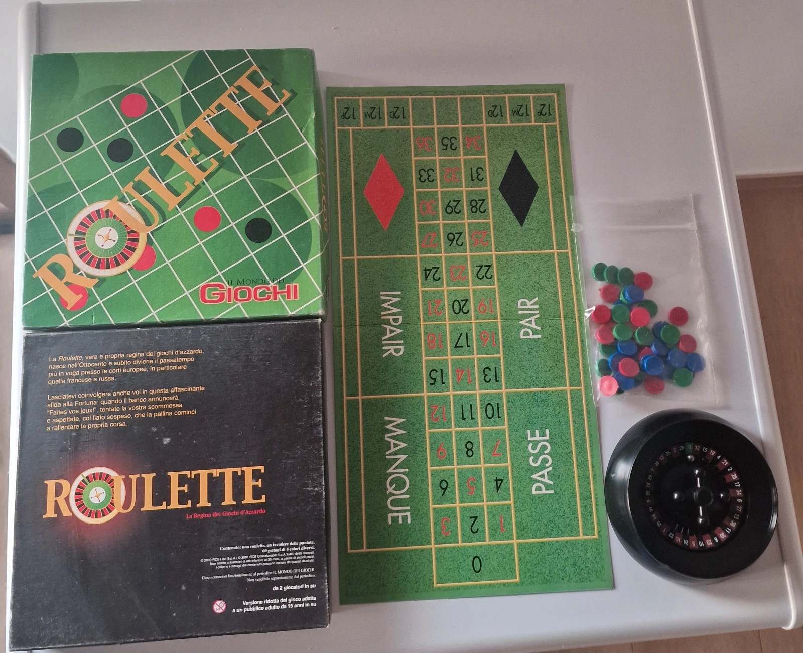 Cartes Production - Set per Roulette : : Giochi e giocattoli