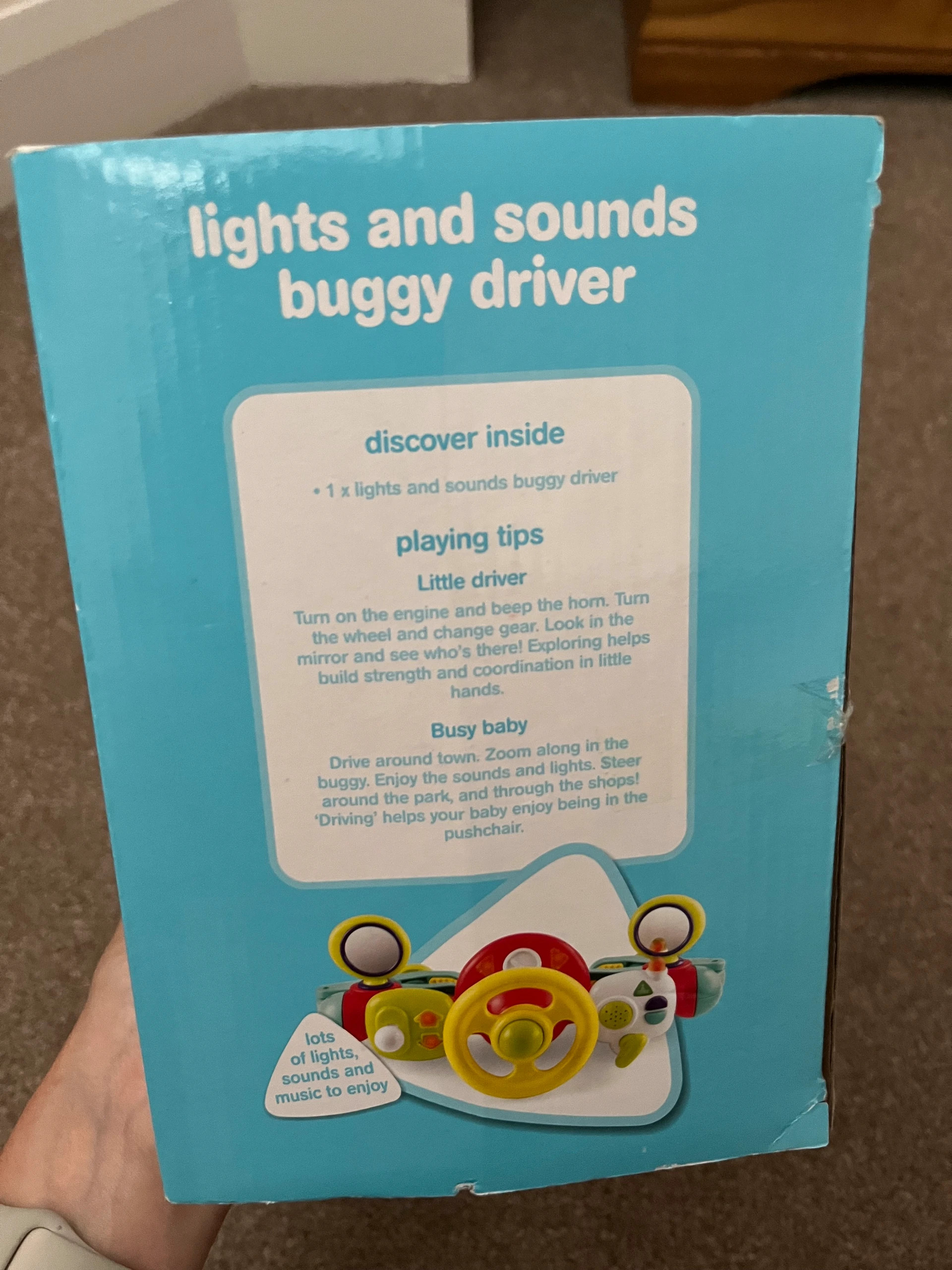 Early learning centre lights and sound buggy driver Vinted