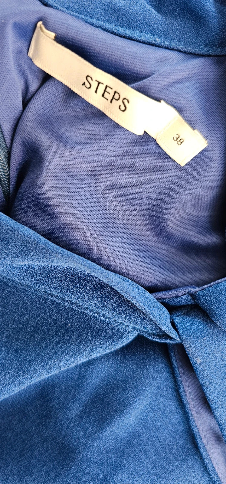 Kobalt blauwe jurk steps hotsell