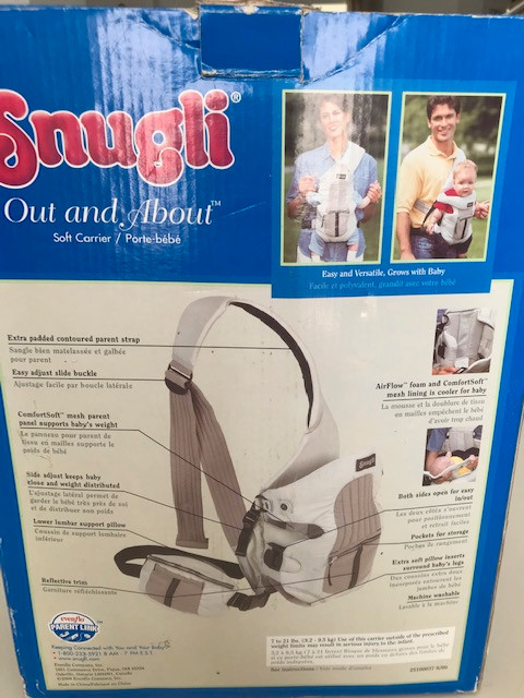 Porte bébé evenflo snugli shop
