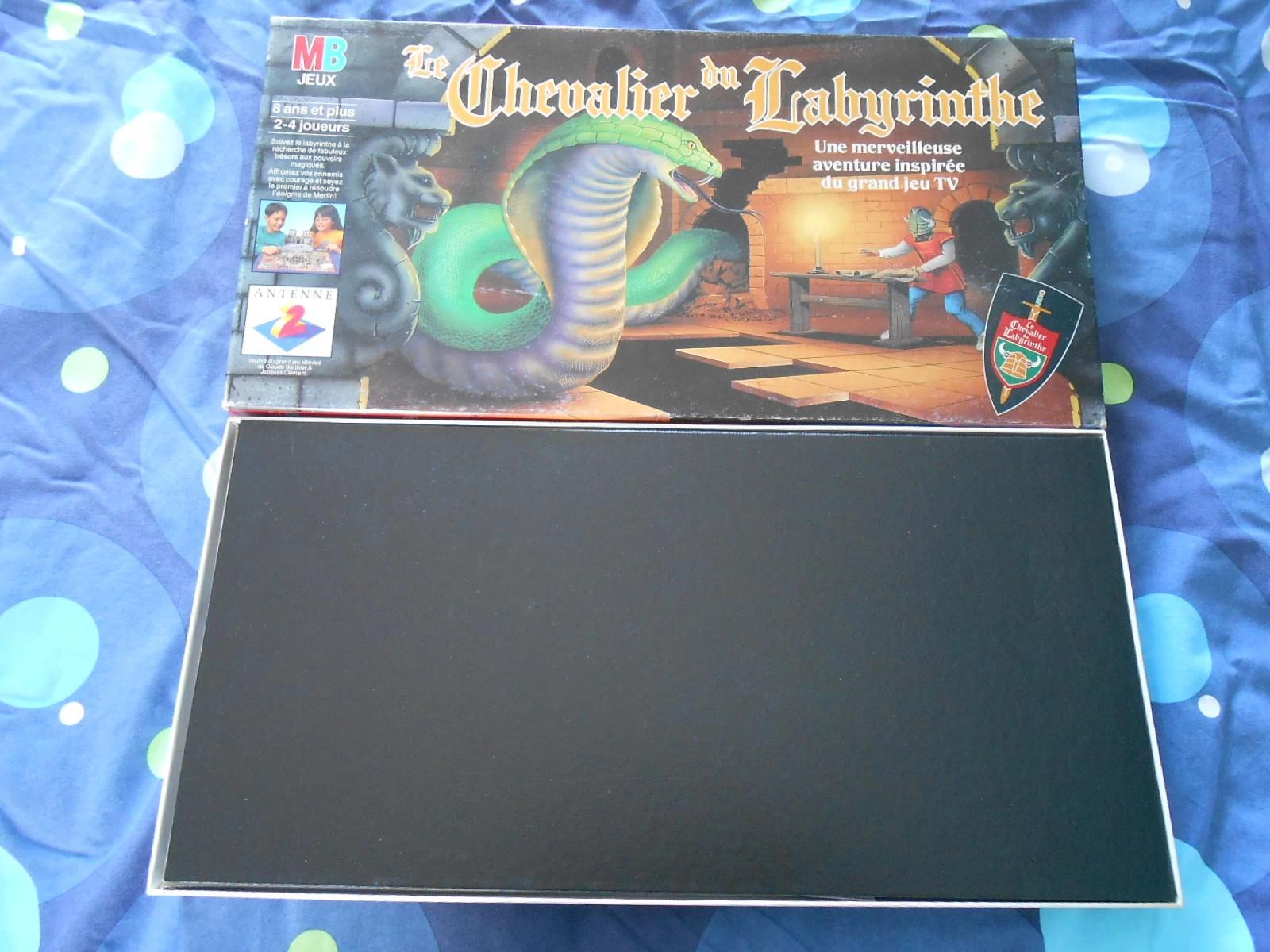 Jeu de société vintage le chevalier du labyrinthe année 1990 - MB Jeux -  Prématuré