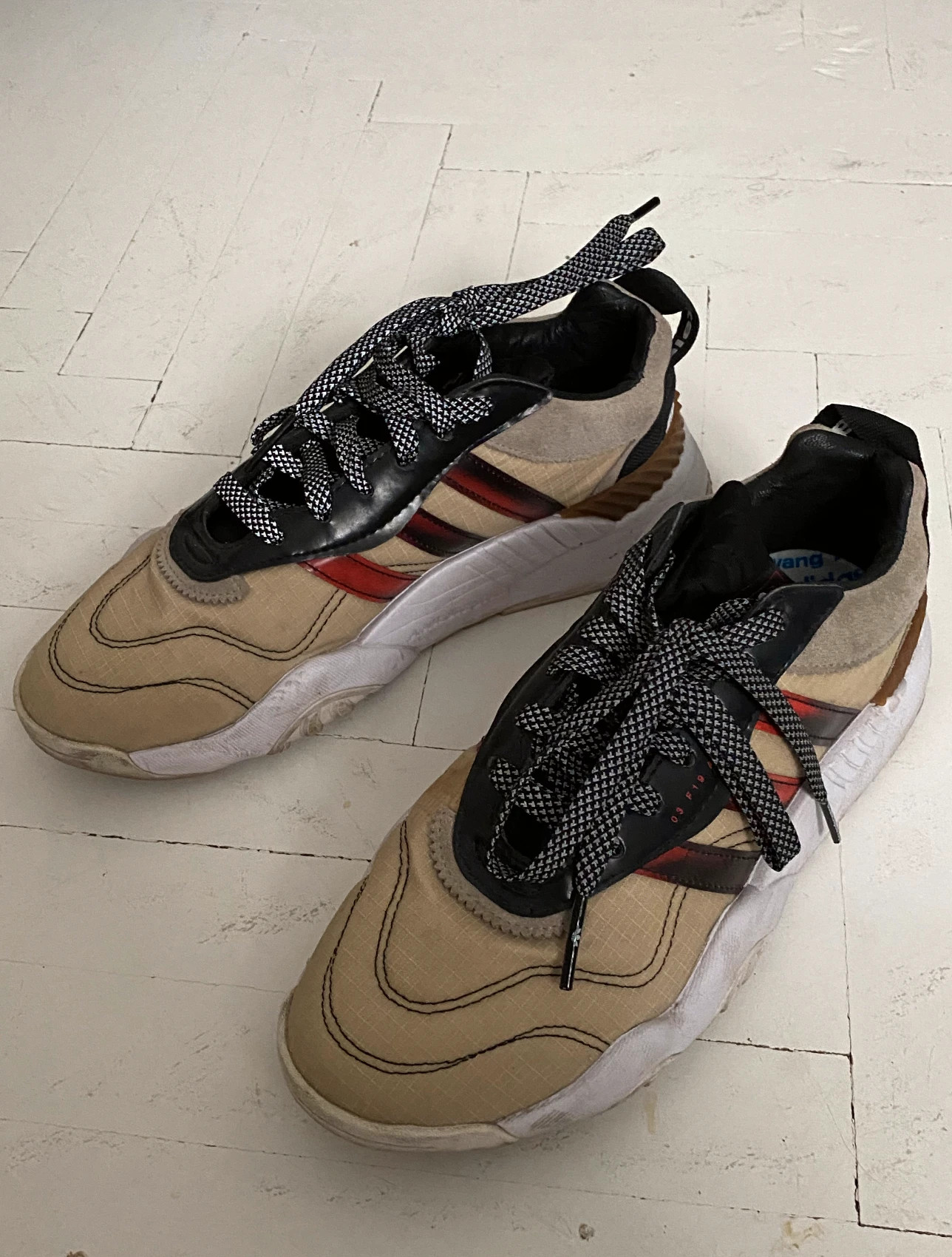 Adidas x Alexander Wang Turnout low top sneakers Beige