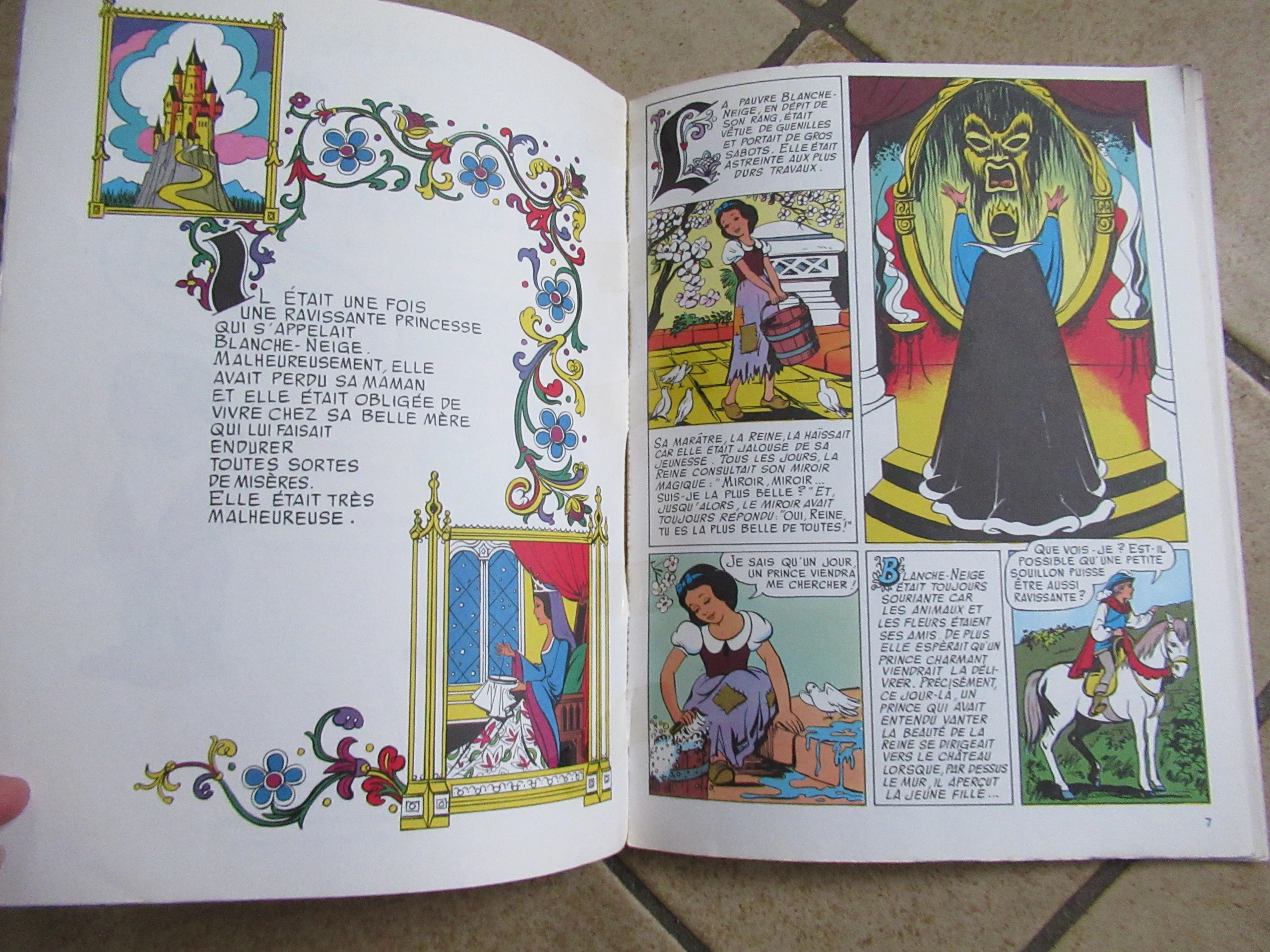 Blanche-Neige et les Sept Nains Walt Disney 1974 | Vinted