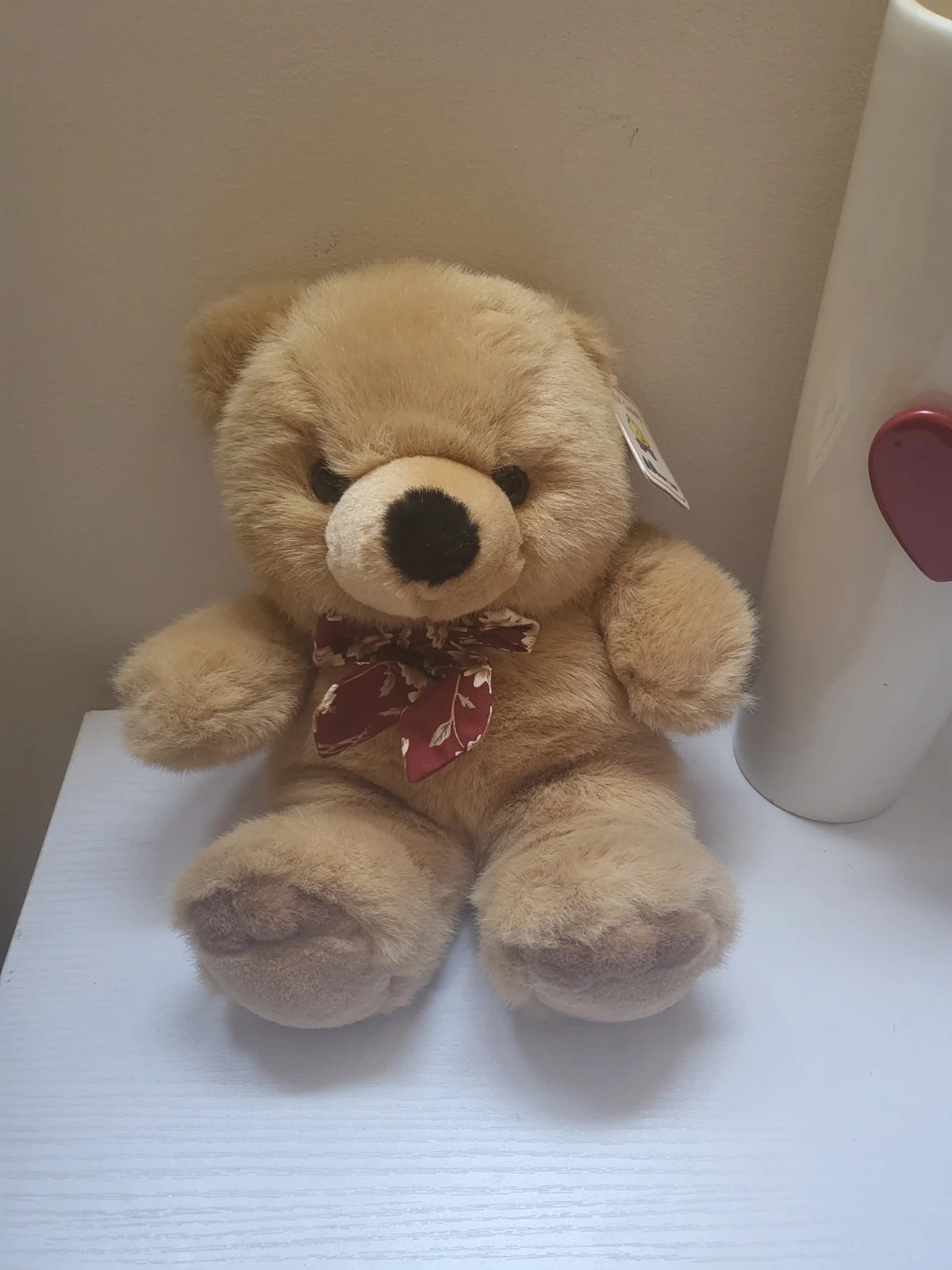 Vintage Teddy Bear Soft Plush Toy Approx 10 Tall Vinted