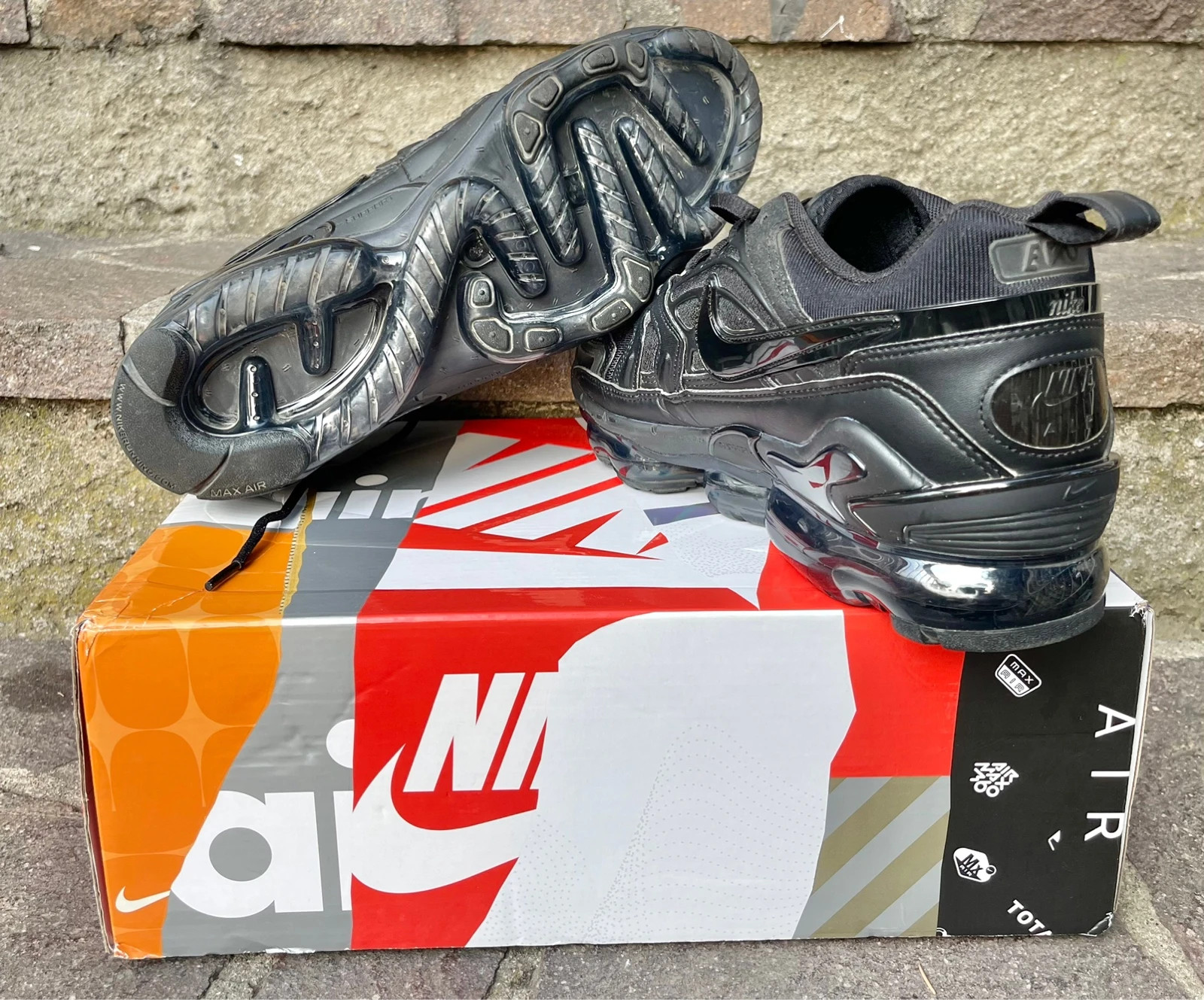 Silver con sale suola vapormax