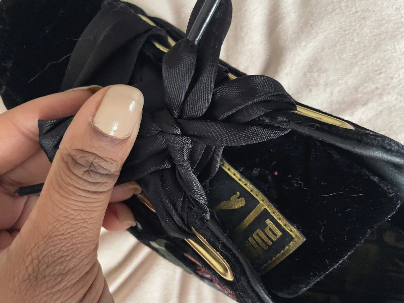 Puma top sneaker blumen