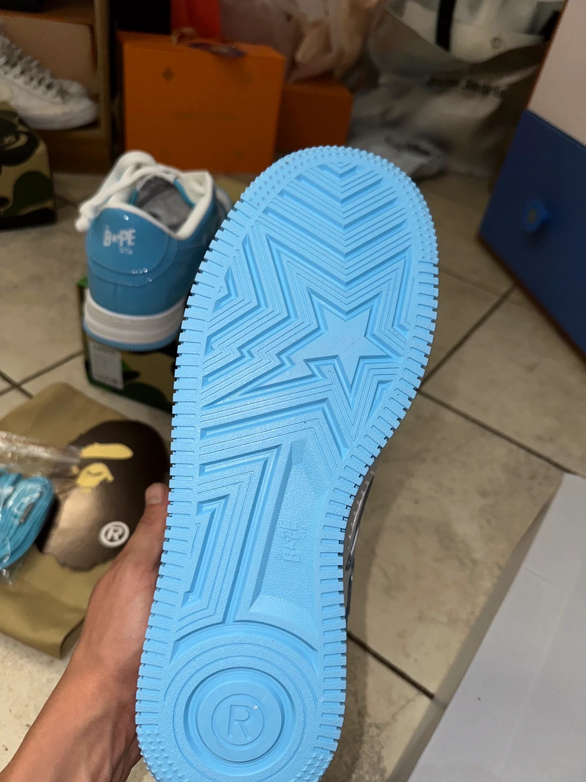 Bapesta sax 2021 bianche e azzurre | Vinted