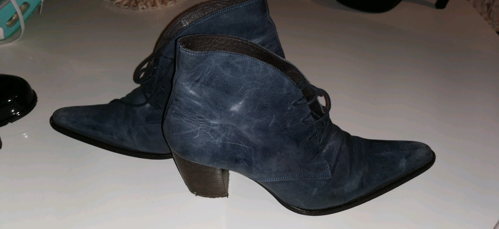 Bottines bleues san marina on sale