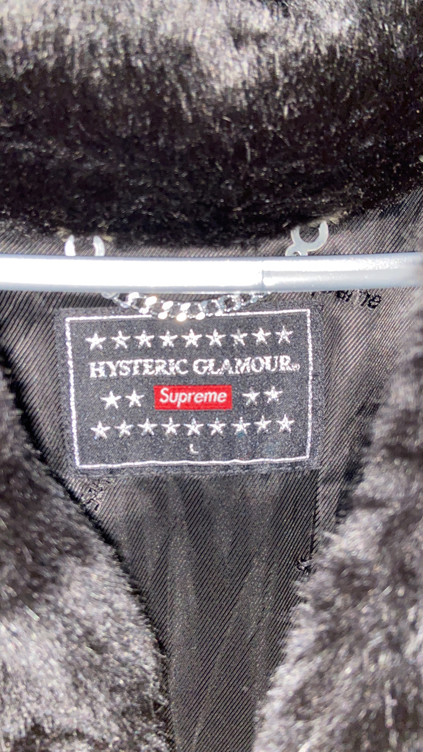 Supreme HYSTERIC GLAMOUR くり抜く Faux Fur Coat Supreme HYSTERIC GLAMOUR くり抜く Faux Fur Coat