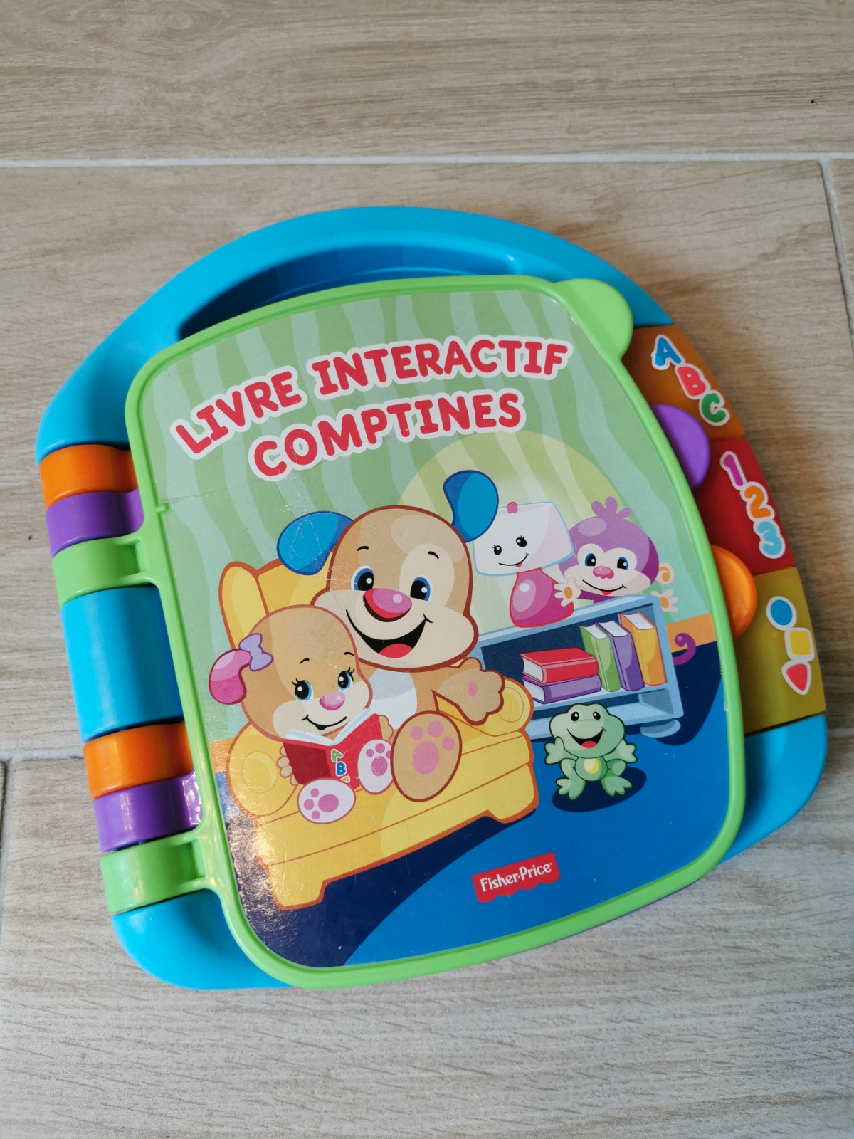 Livre Interactif Comptines Fisher-Price - Jouet Musical d'Éveil