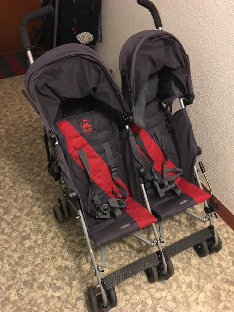 Poussette canne 2024 double maclaren