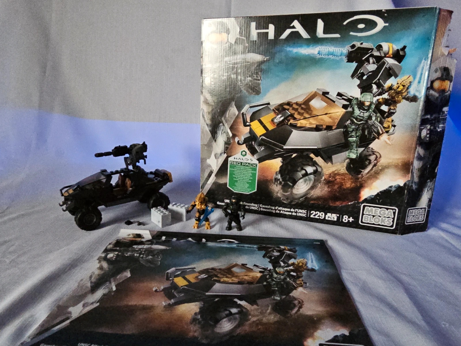 Mega bloks clearance halo gausshog