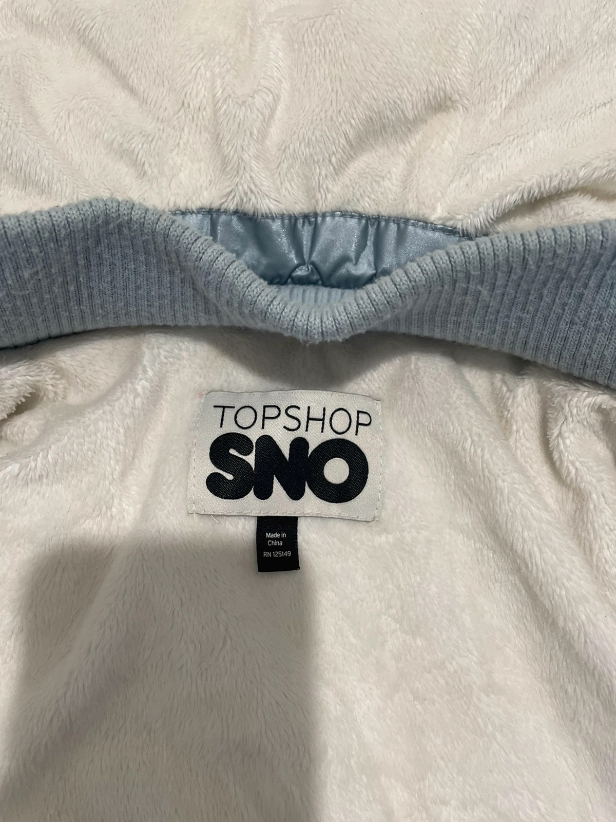 Topshop Sno Metallic Ski Jacket