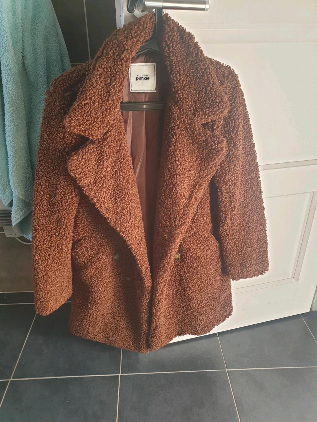 Manteau outlet marron pimkie