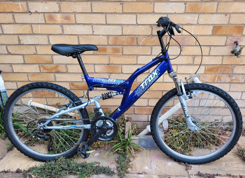 Trax full suspension hotsell mountain bike