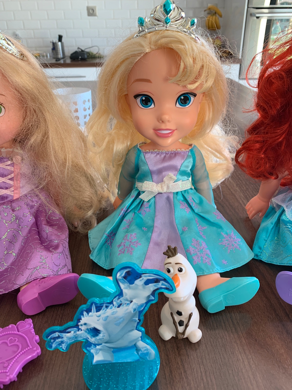 Poupée Princess Disney x4 DISNEY PRINCESS : le lot de 4 poupées à