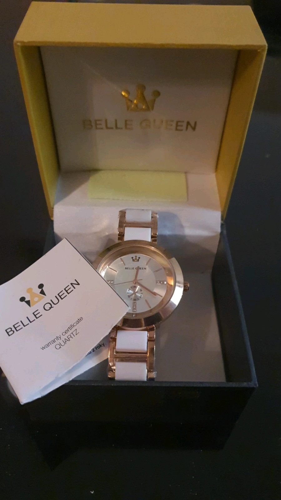 Reloj belle queen dorado mujer 2025
