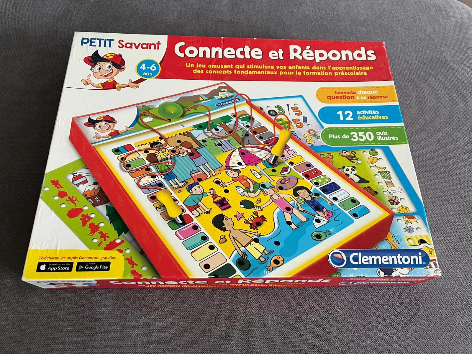 Clementoni - Jeu éducatif Connecte et Réponds