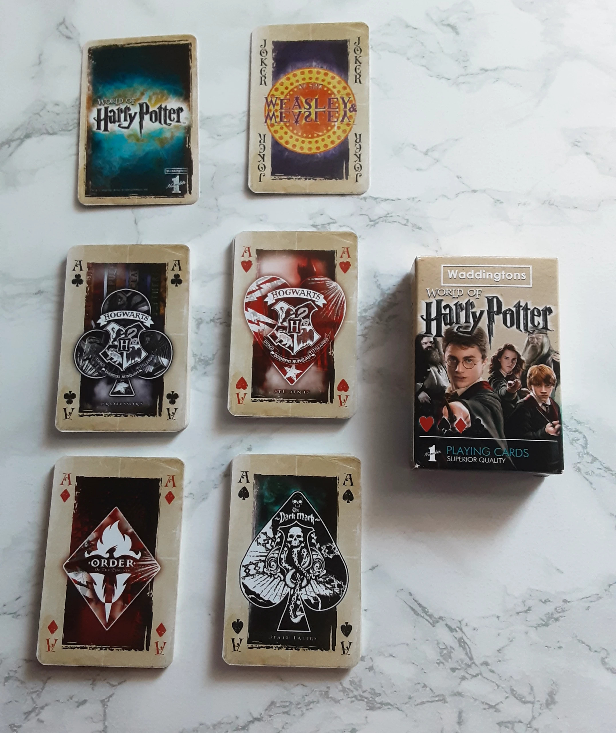 Jeu de 54 cartes Harry Potter