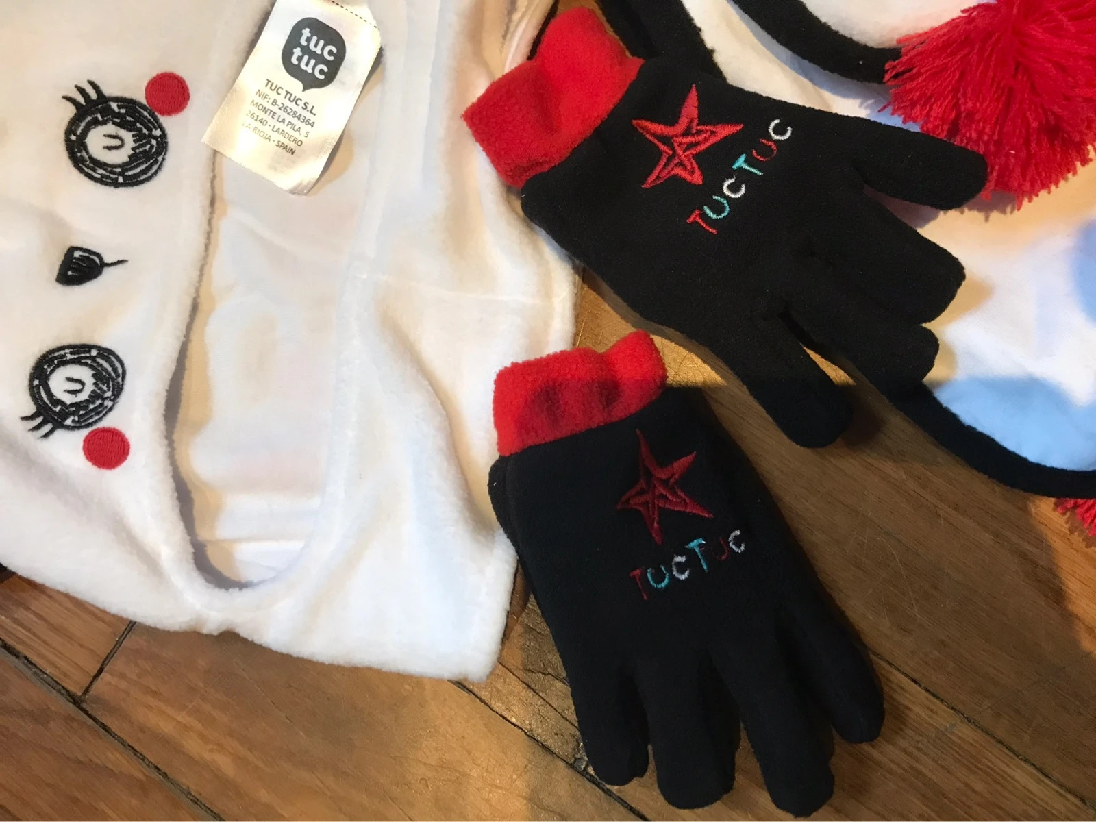 Ensemble bonnet - écharpe - gants enfant 2-6 ans / Kinder Mütze Schal  Handschuhe