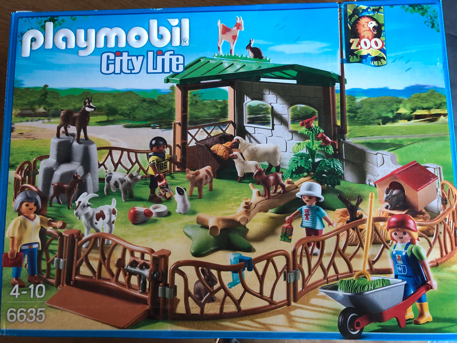 Playmobil petting zoo on sale