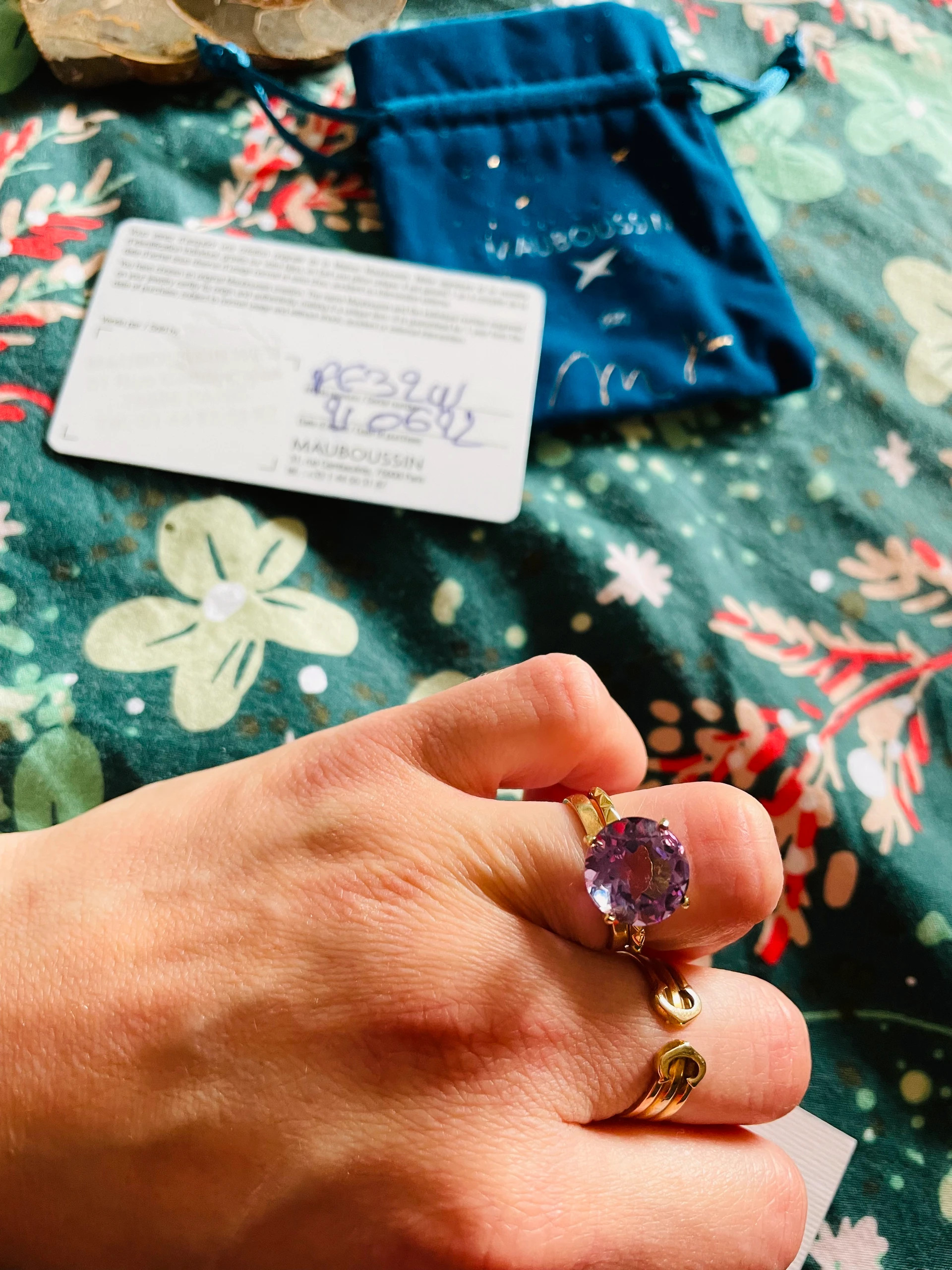 Bague arc en ciel d amour mauboussin hotsell