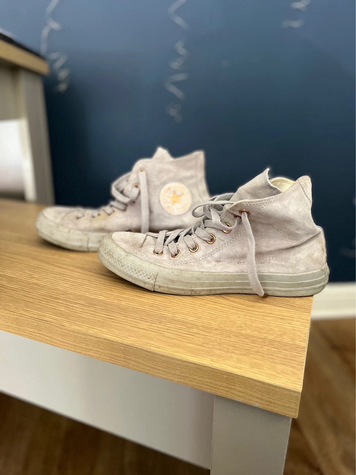 Converse ash grey 2025 rose gold