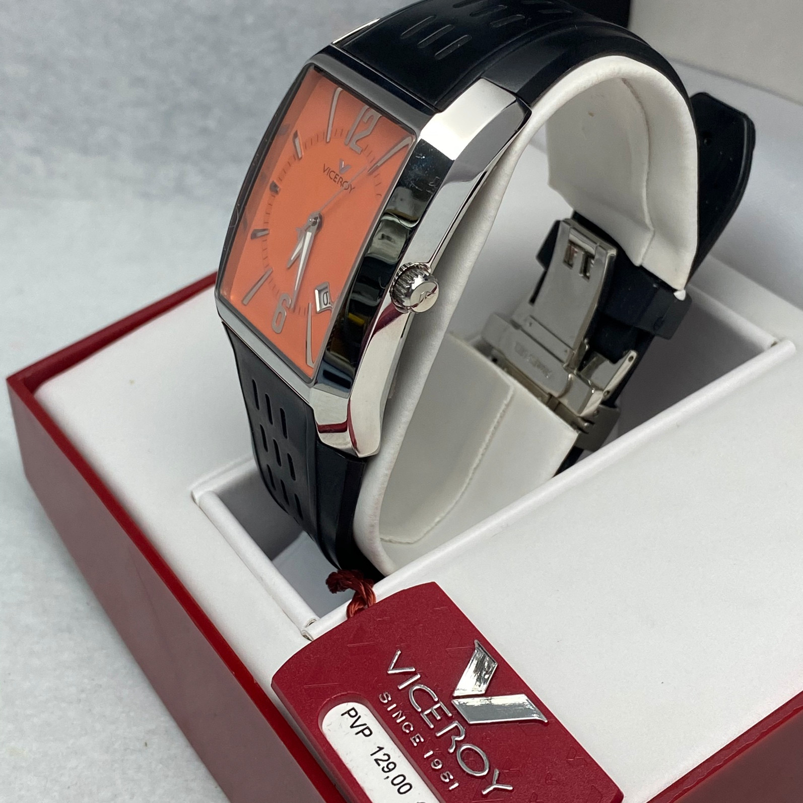 Reloj viceroy cuadrado cadena acero - 47515-05