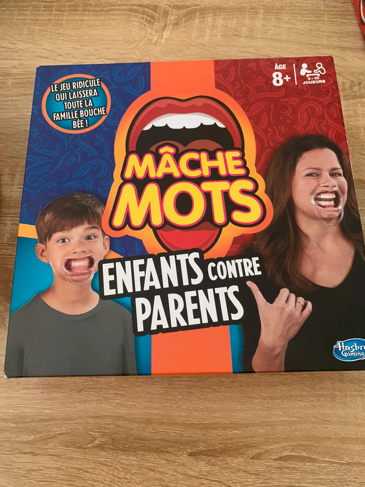 Jeu Mâche mots, jeu de défi pour les embouts buccaux pour les