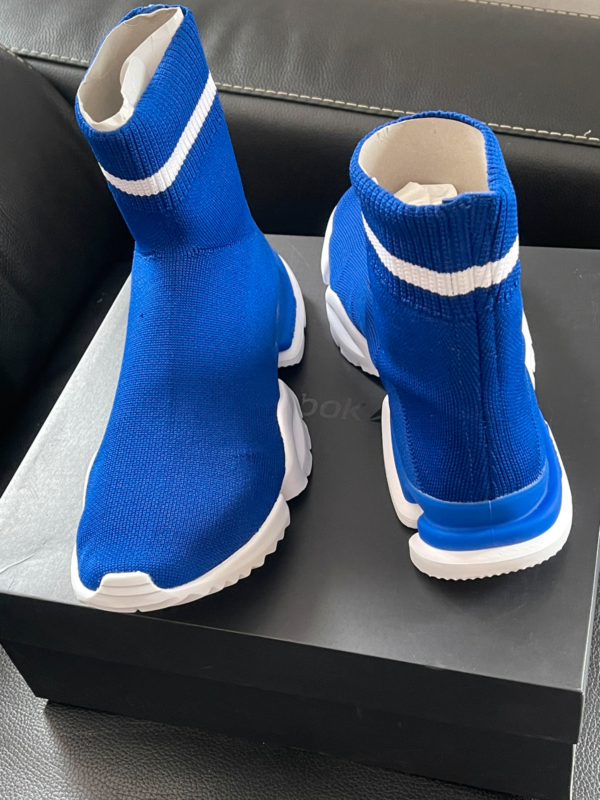 Reebok sock runner blue hotsell