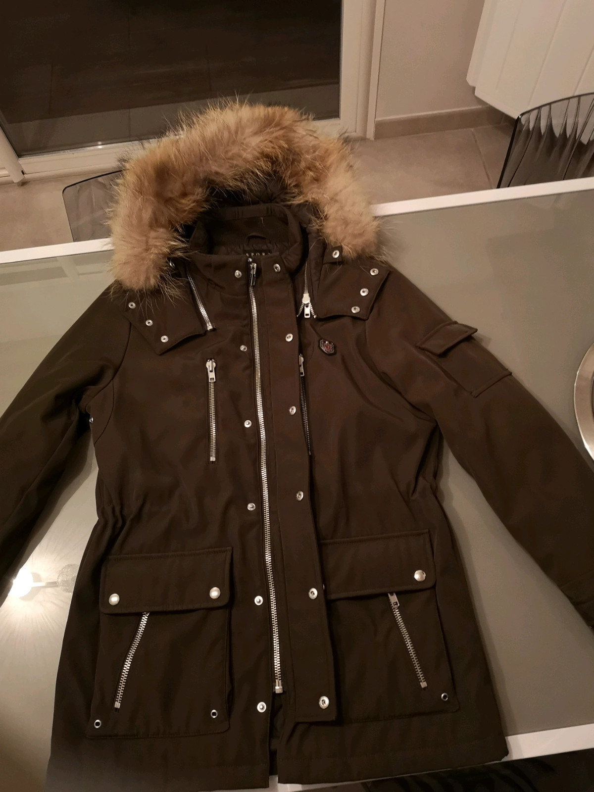 Parka vert kaki the kooples Vinted