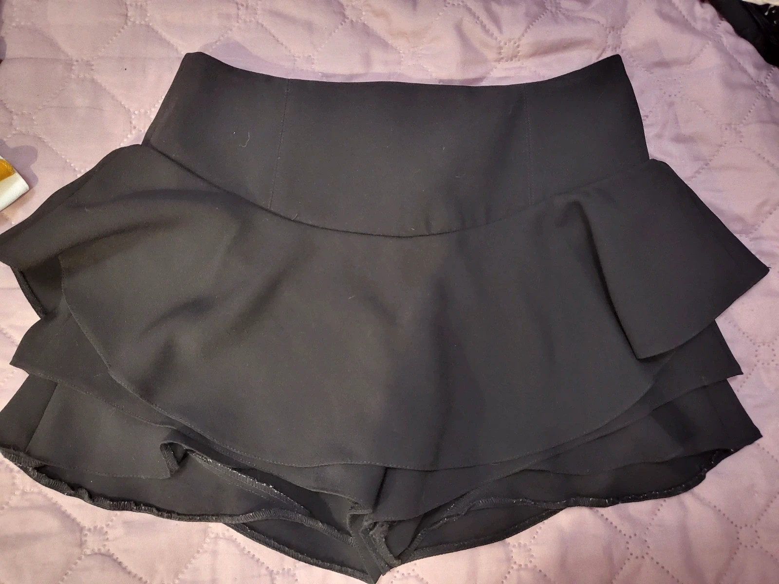 Falda short volante zara hotsell