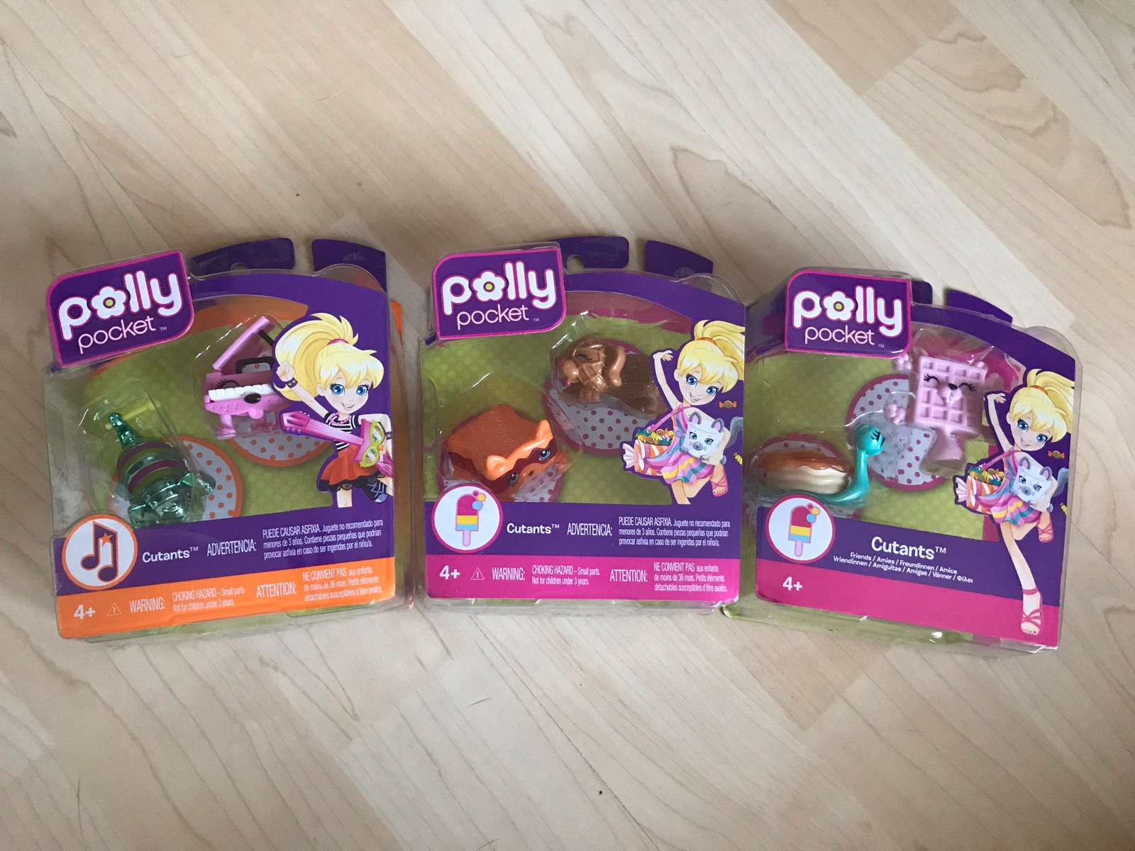  Polly Pocket Cutants Friends Collection : Toys & Games