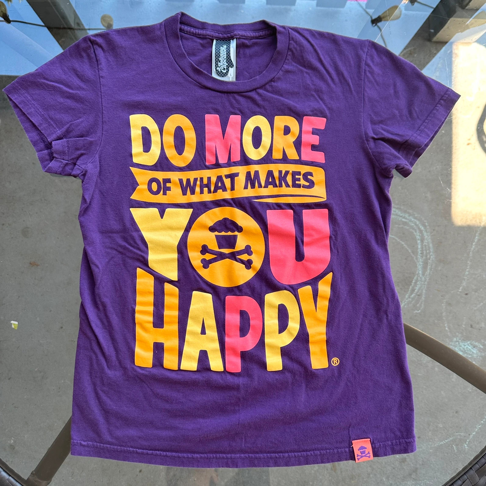 Johnny Cupcakes Do More Of What Makes You Happy Short Sleeve Tee