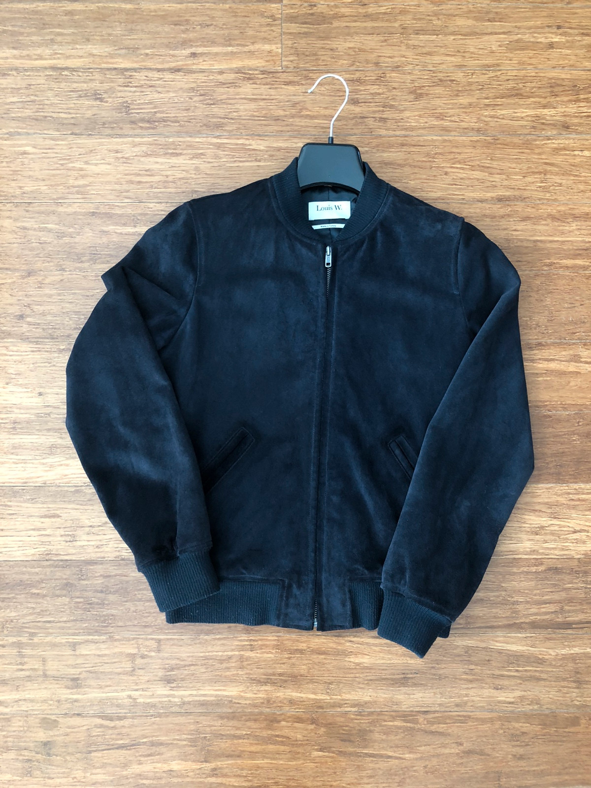 Louis W. for APC Suede Leather Bomber Jacket