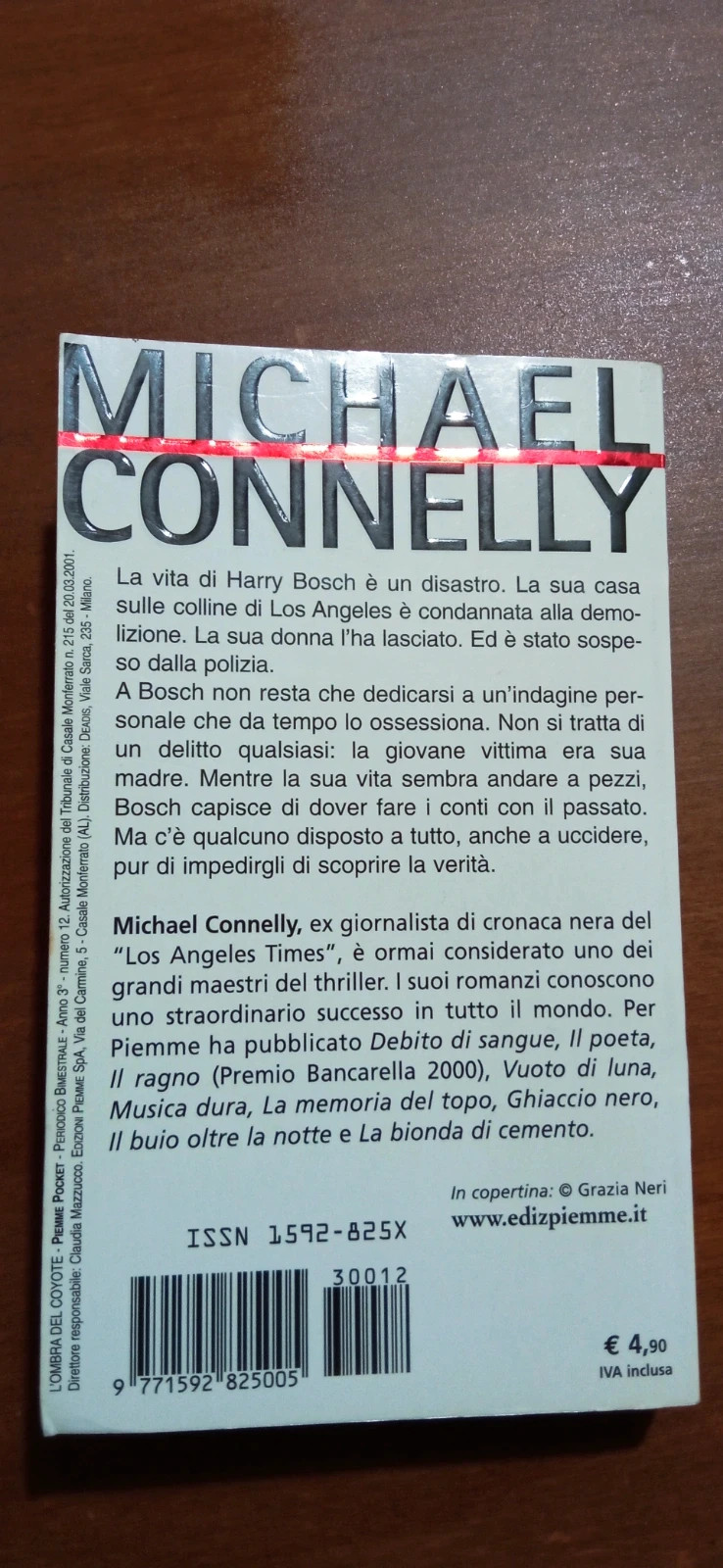 Thriller L'ombra del coyote di Michael Connelly