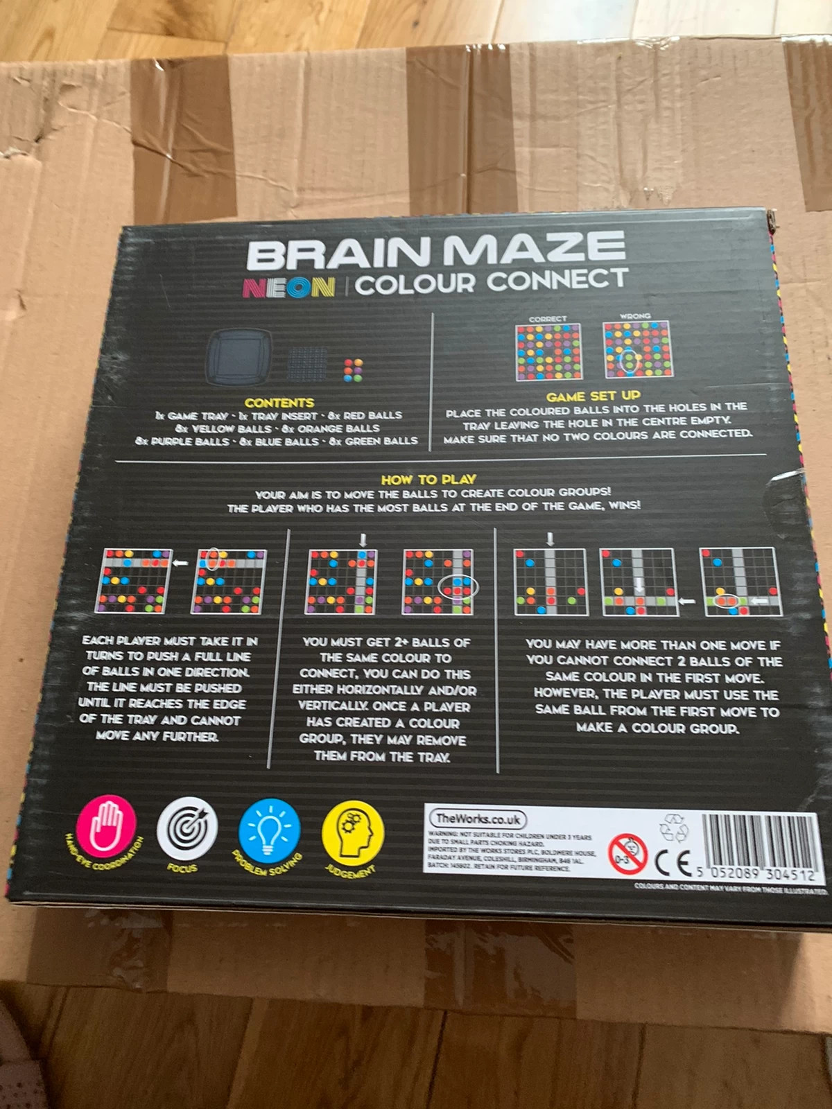 Neon brain maze wooden clearance puzzle