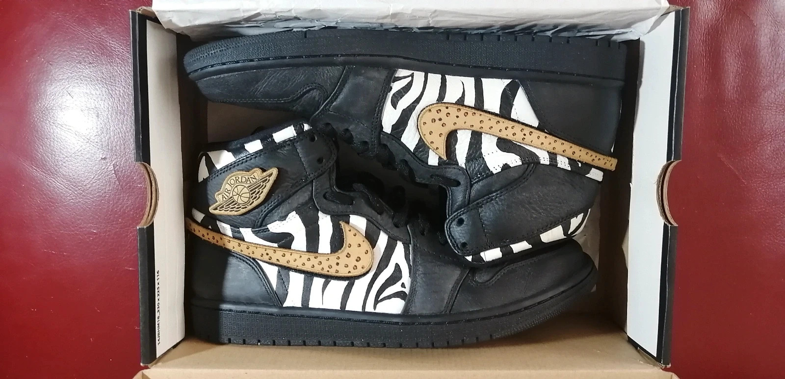 Nike Air Jordan 1 retro BHM 2017 neuve Custom Vinted