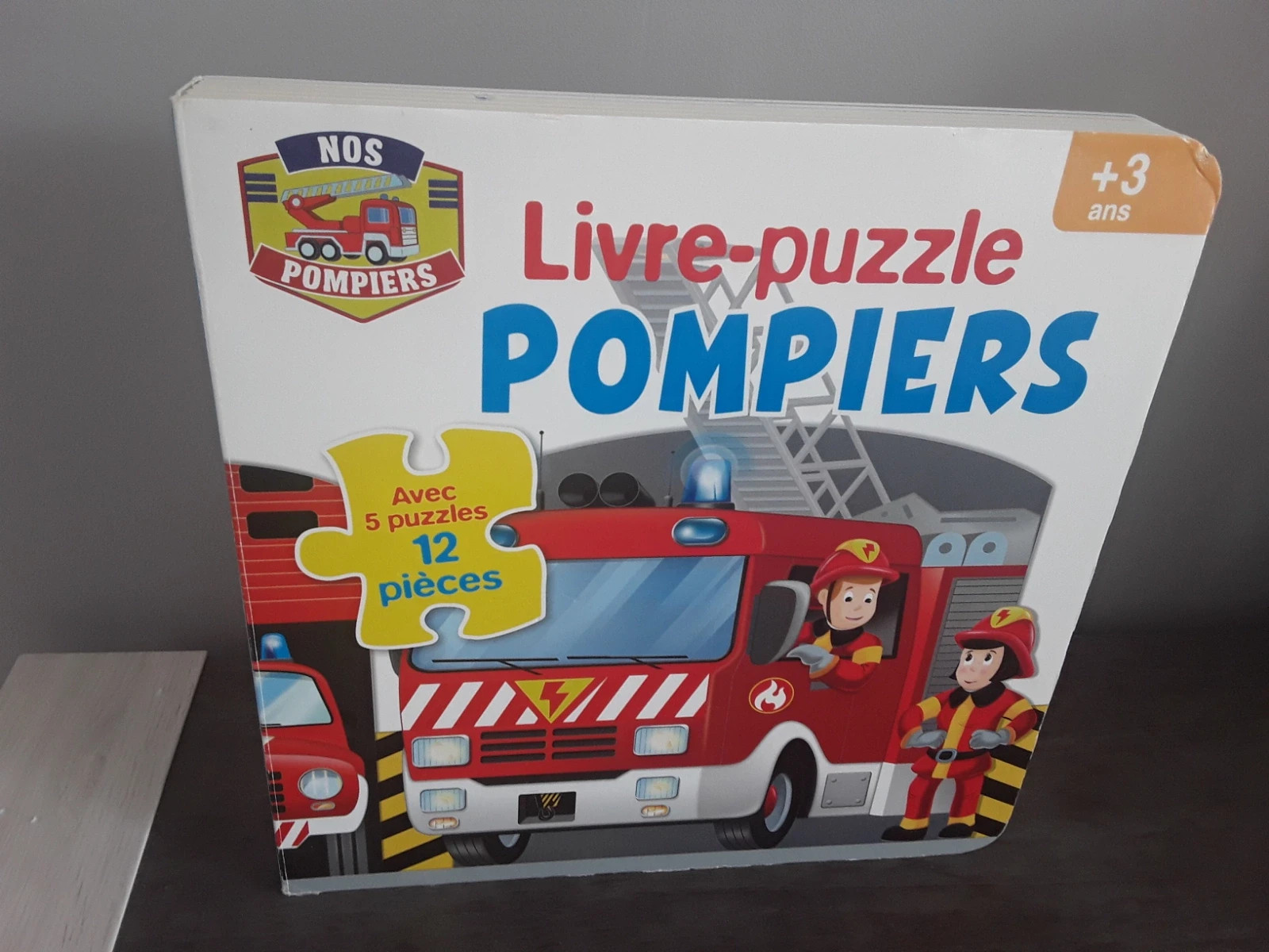 Puzzle Camion de pompier 12 pièces