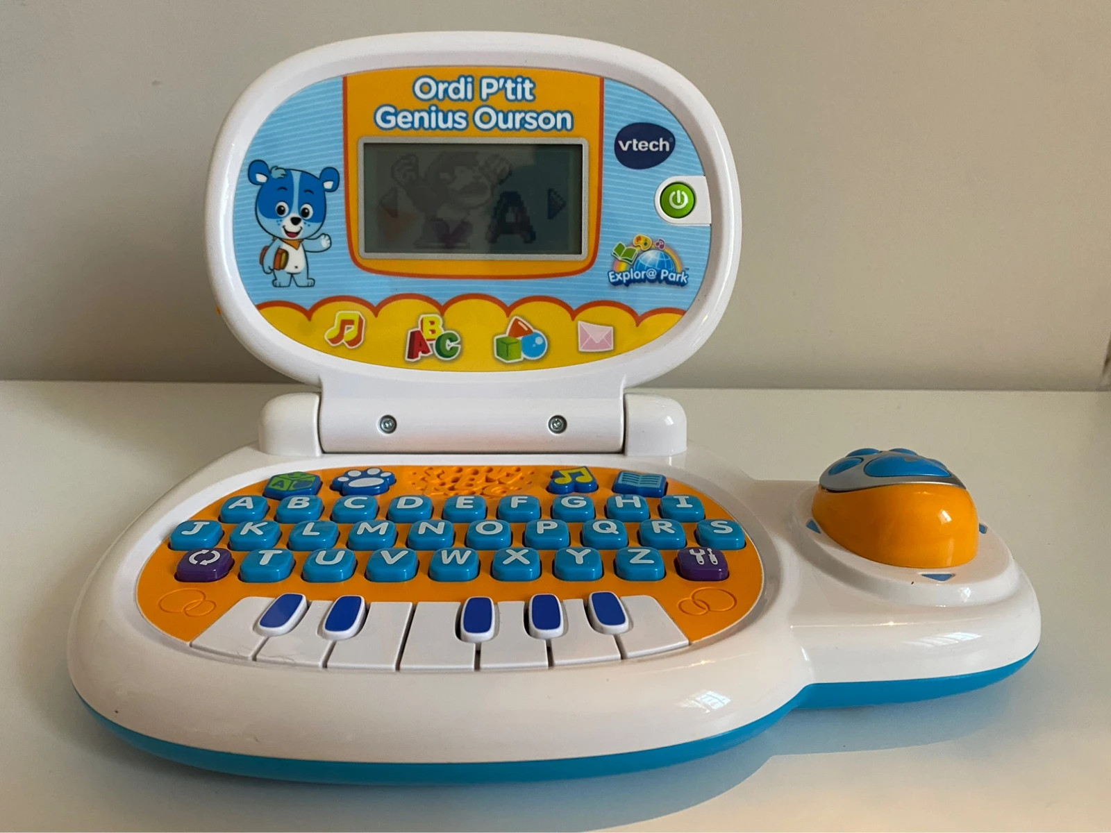 VTECH - Ordi P`Tit Genius Ourson Bleu - Ordinateur