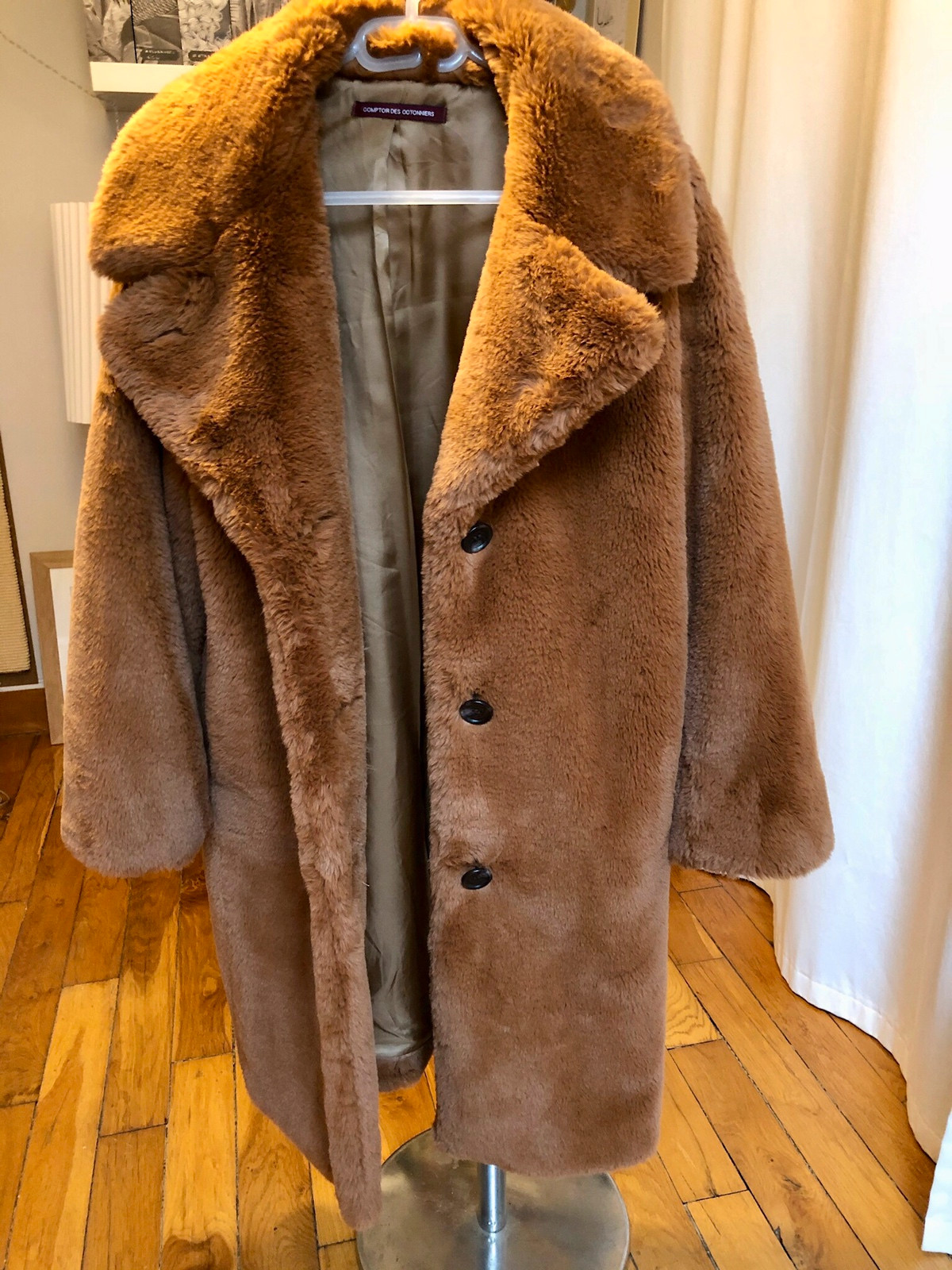 Manteau fausse fourrure discount comptoir des cotonniers