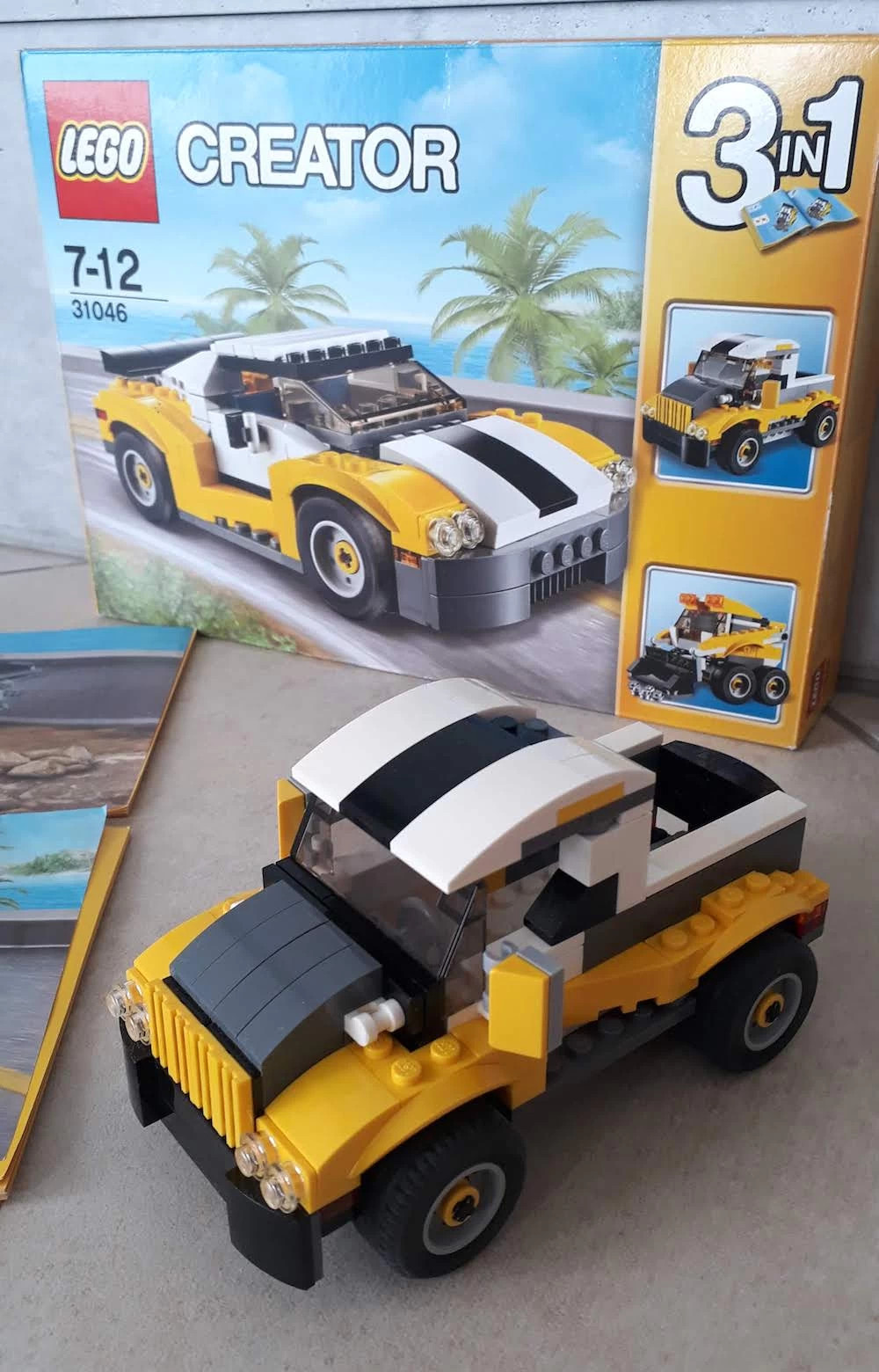 Lego Creator 31046 La voiture rapide, complet avec boîte et notice