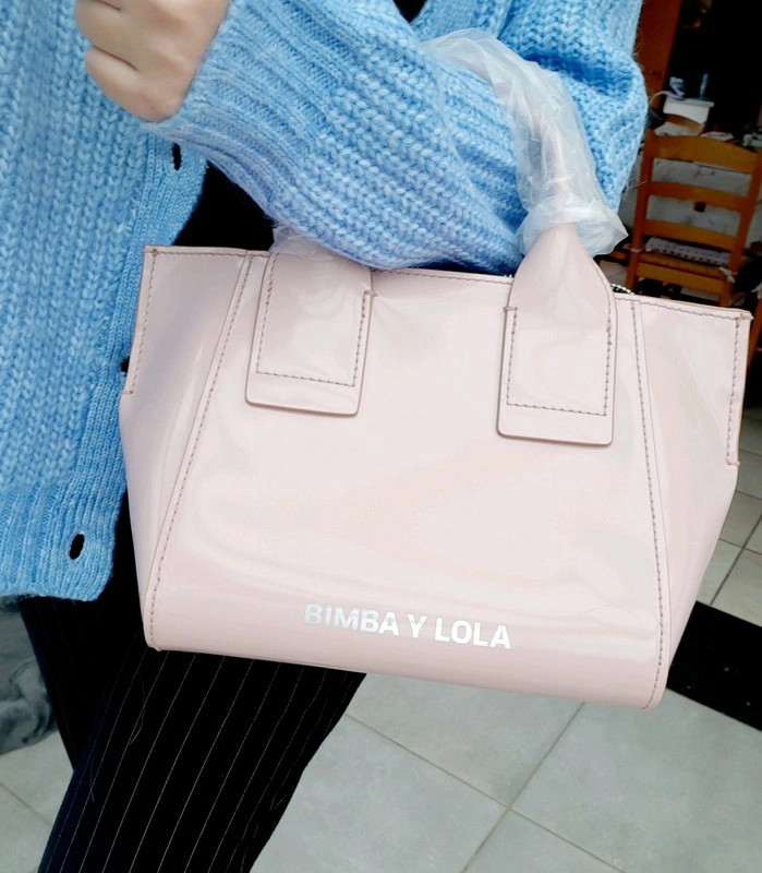 Sac cuir rose Bimba Y Lola