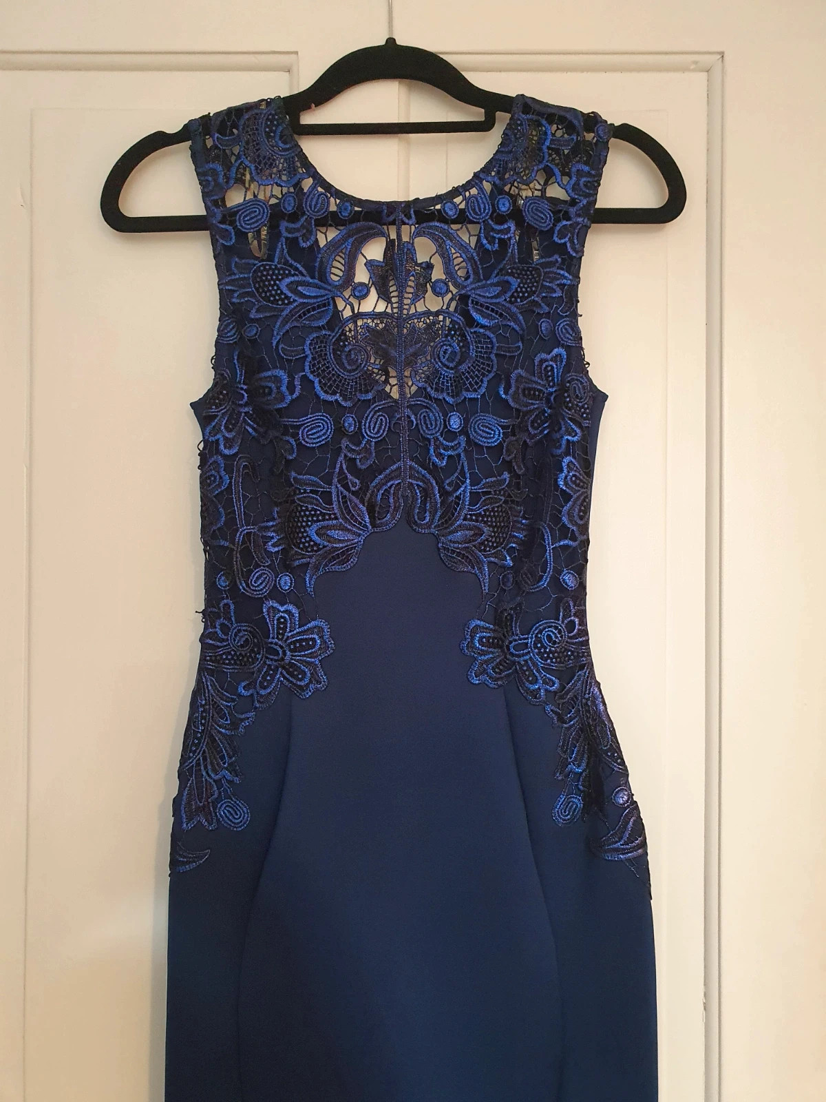 Lipsy navy cheap prom dress