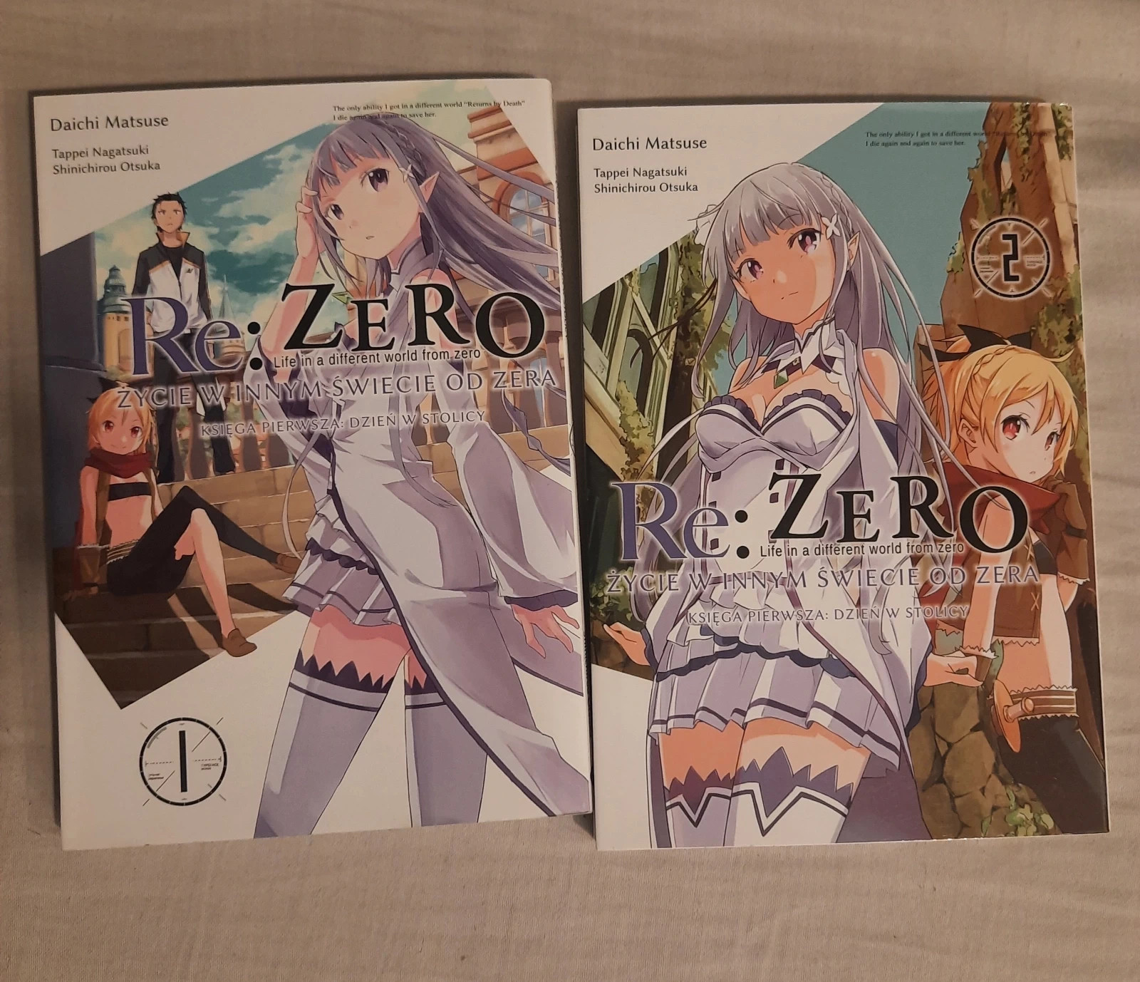 Manga Re:Zero 1-2 wydawnictwo waneko | Vinted
