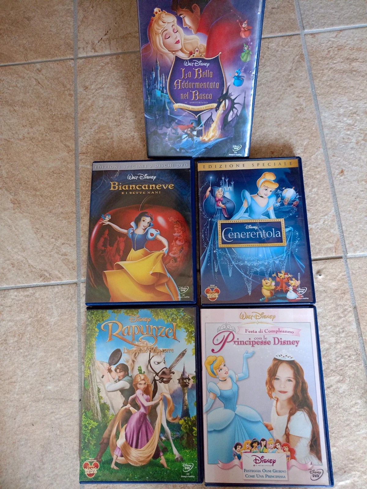 Dvd principesse Disney